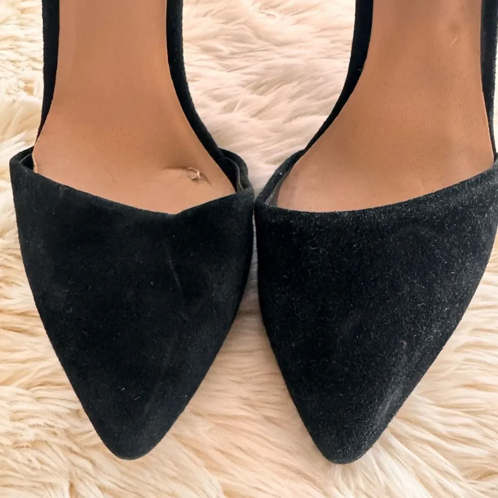 Joe's Jeans Black Suede Heels